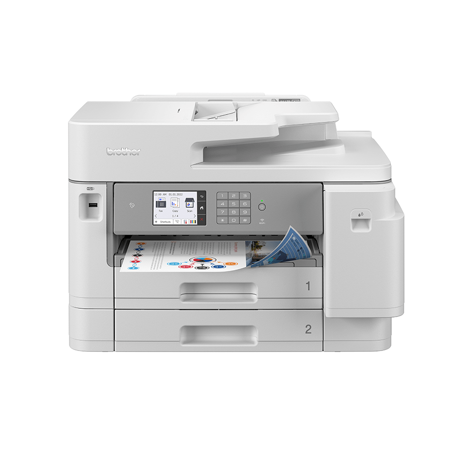 MFC-J5955DW - trådløs A4 alt-i-én-farveinkjetprinter med mulighed for print i A3